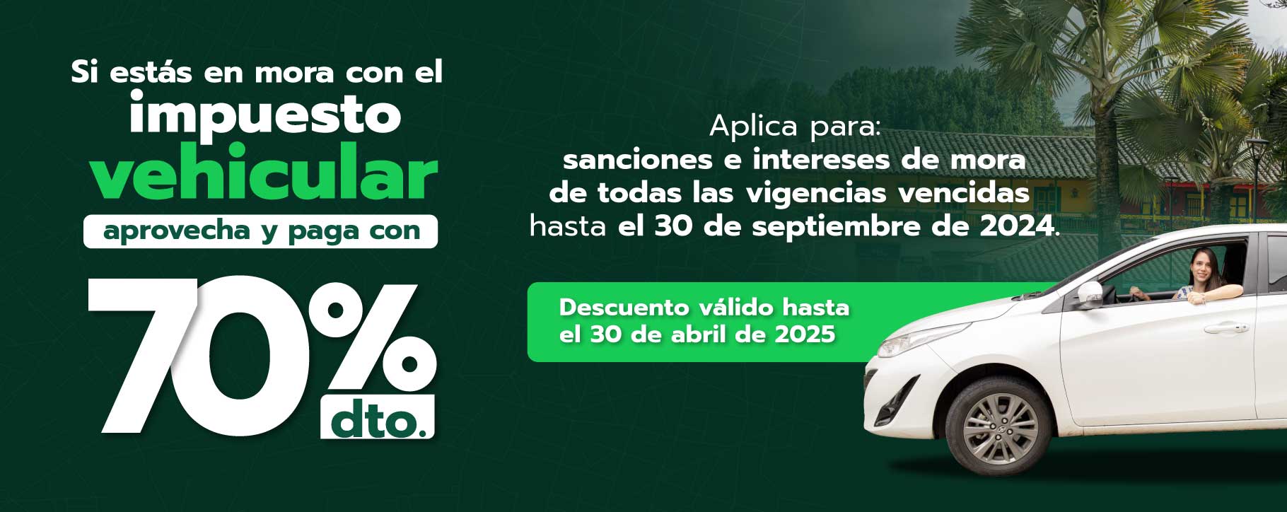 Aprovecha el 50% de descuento en intereses moratorios hasta el 30 de junio